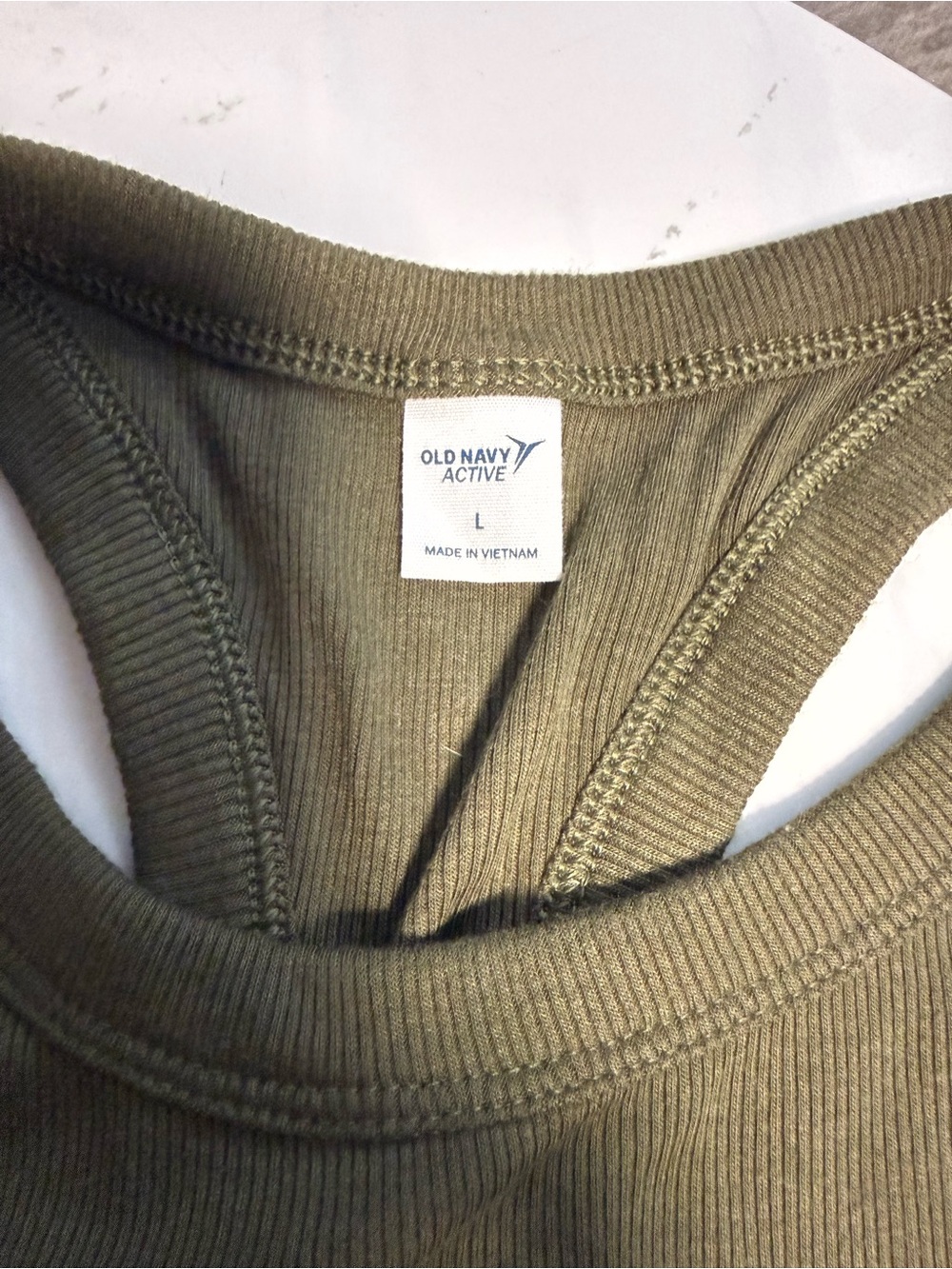 Set of 4 Tank Tops - Rust, Olive, Coral, Heather Gray - Picture 5 of 5